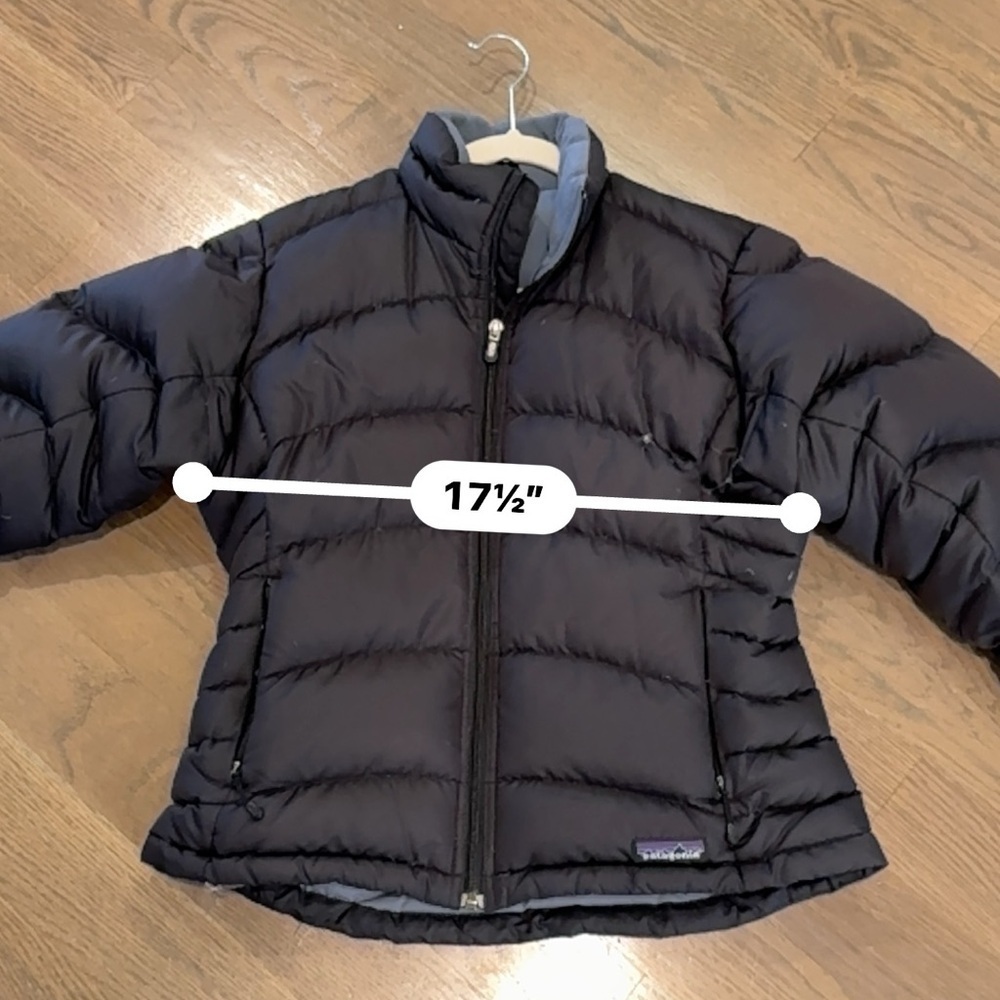 Patagonia Black Goose Down Puffer Jacket Women M Gorpcore Outdoor Hiking - U BIN - Picture 7 of 8